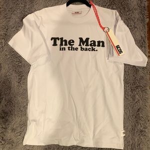 GCDS SHIRT WHITE THE MAN IN THE BLACK